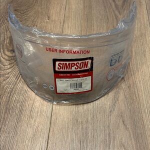 Simpson Ultra-Wide Clear Helmet Visor